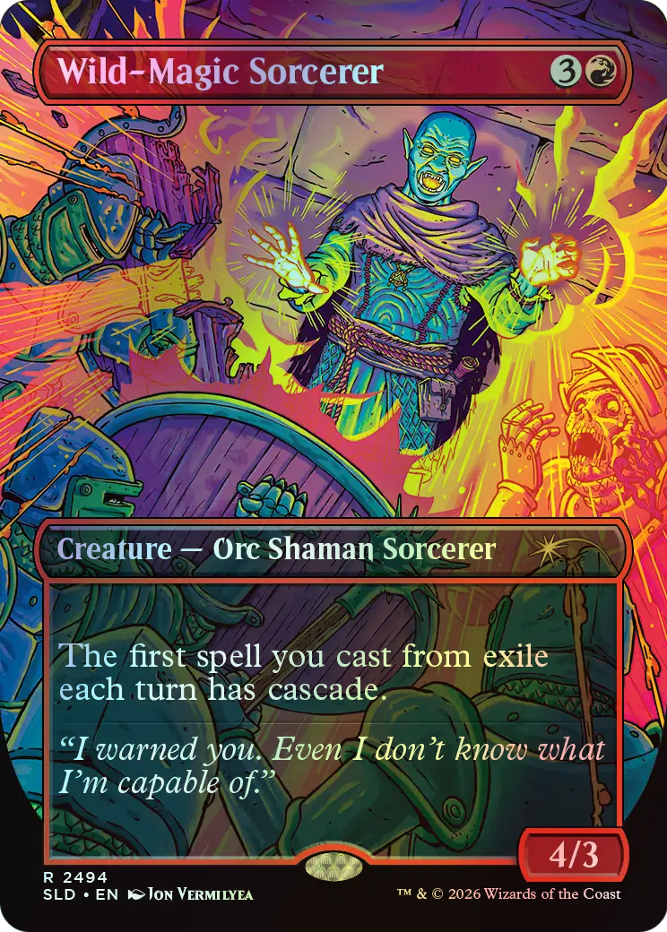 Wild-Magic Sorcerer (SLD) #2494 [EN/F] s/o