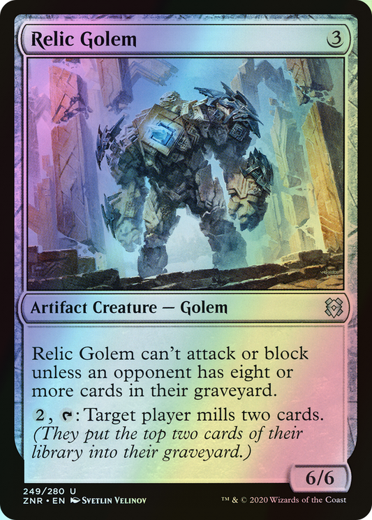 Relic Golem (ZNR) #249 [EN/F] s/o