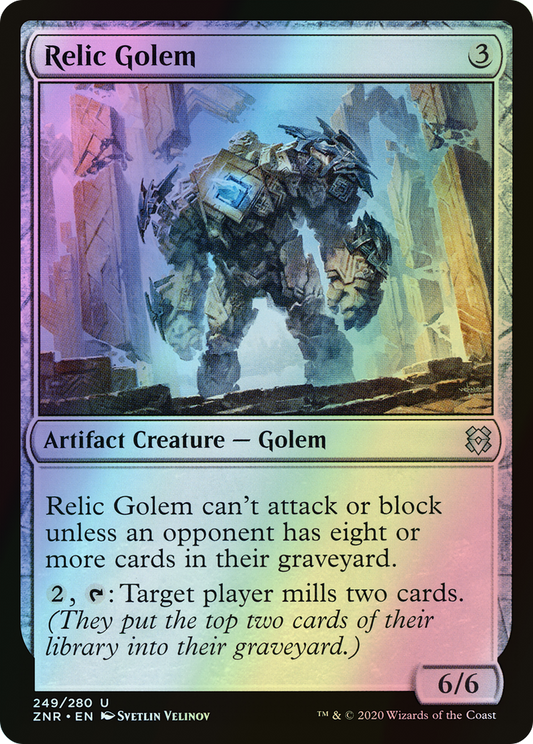 Relic Golem (ZNR) #249 [EN/F] s/o