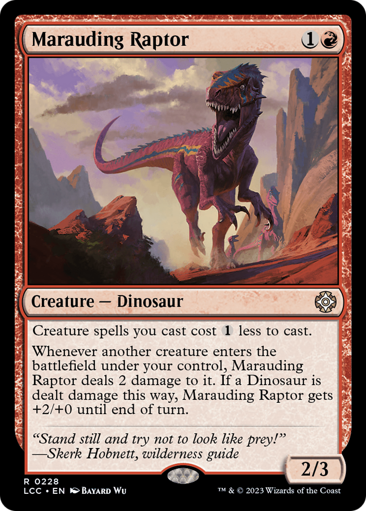 Marauding Raptor (LCC) #228 [EN/N]