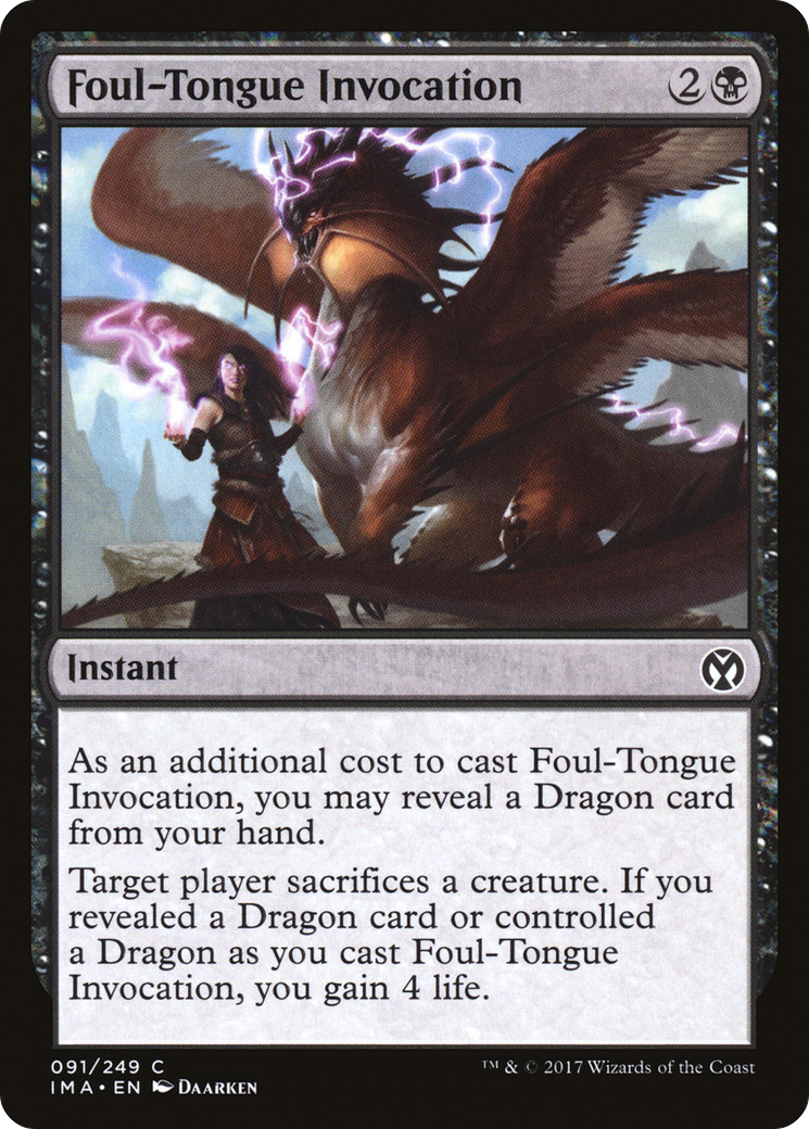 Foul-Tongue Invocation (IMA) #91 [EN/N]