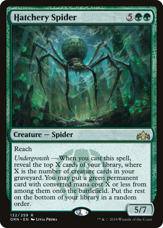 Hatchery Spider (GRN) #132 [EN/N]