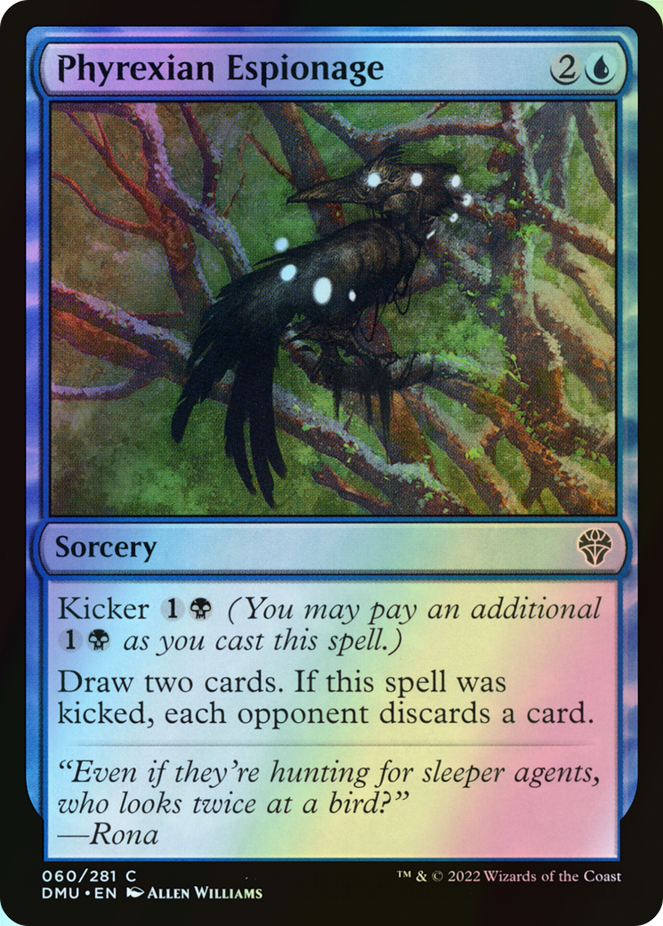 Phyrexian Espionage (DMU) #60 [EN/F]