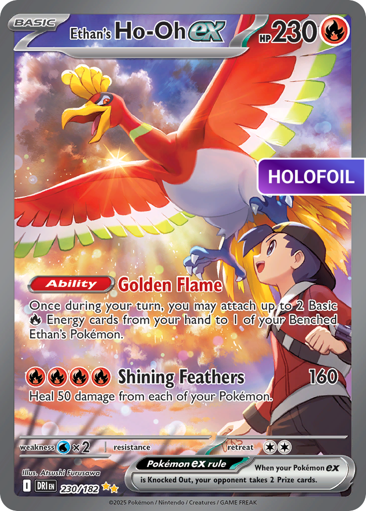 Ethan's Ho-Oh ex (DRI) #230 [EN/H]