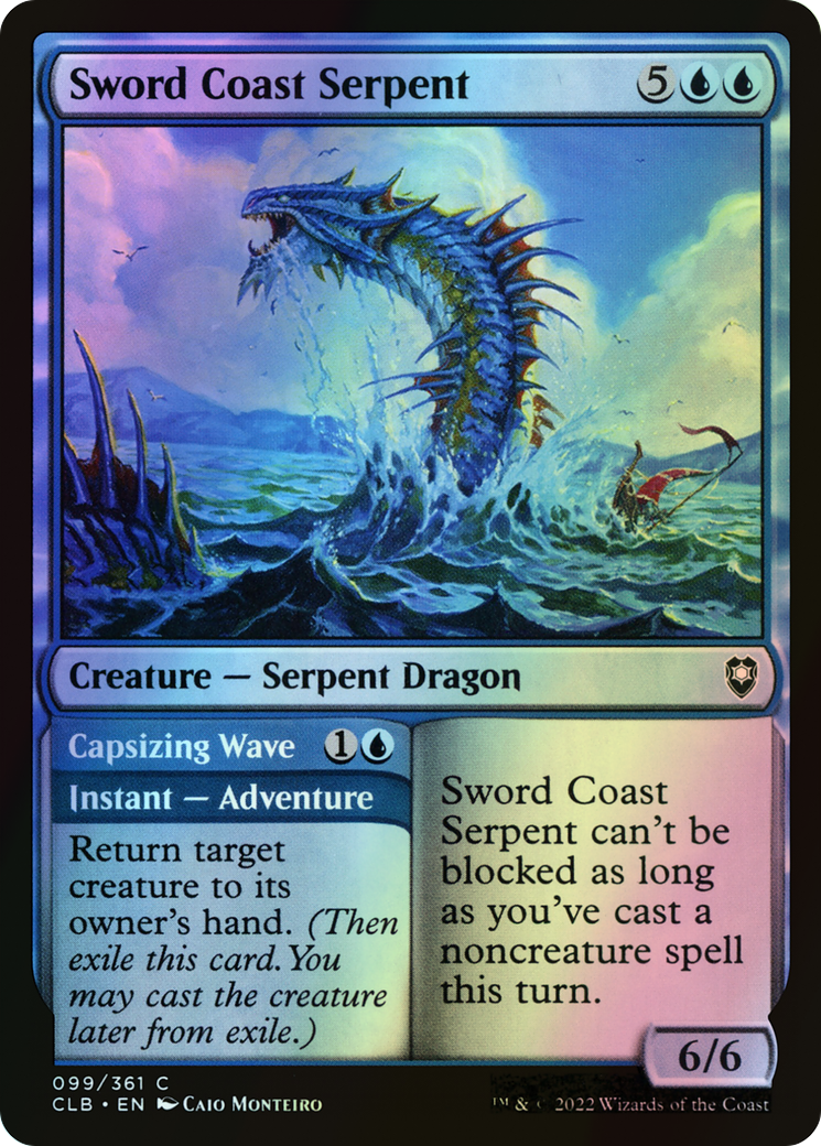 Sword Coast Serpent // Capsizing Wave (CLB) #99 [EN/F]