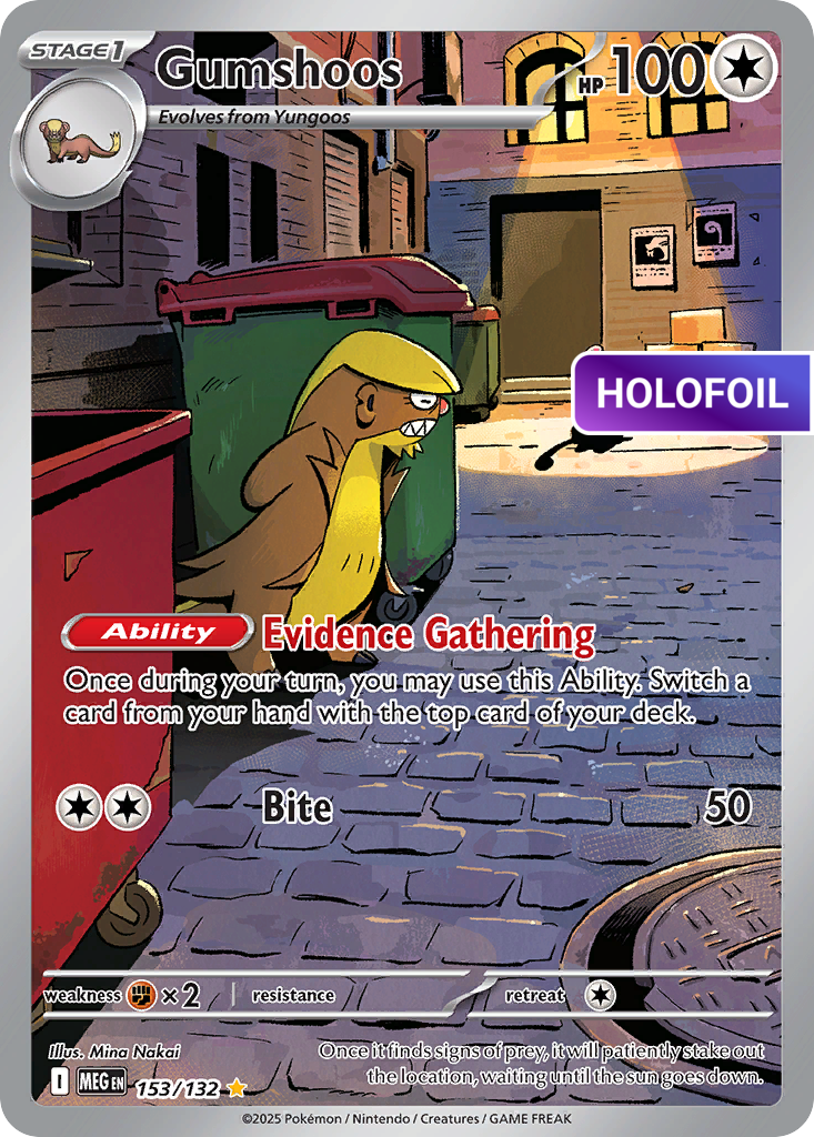 Gumshoos - 153/132 (MEG) #153 [EN/H]