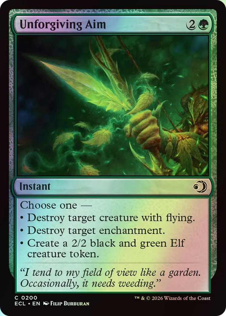 Unforgiving Aim (ECL) #200 [EN/F]