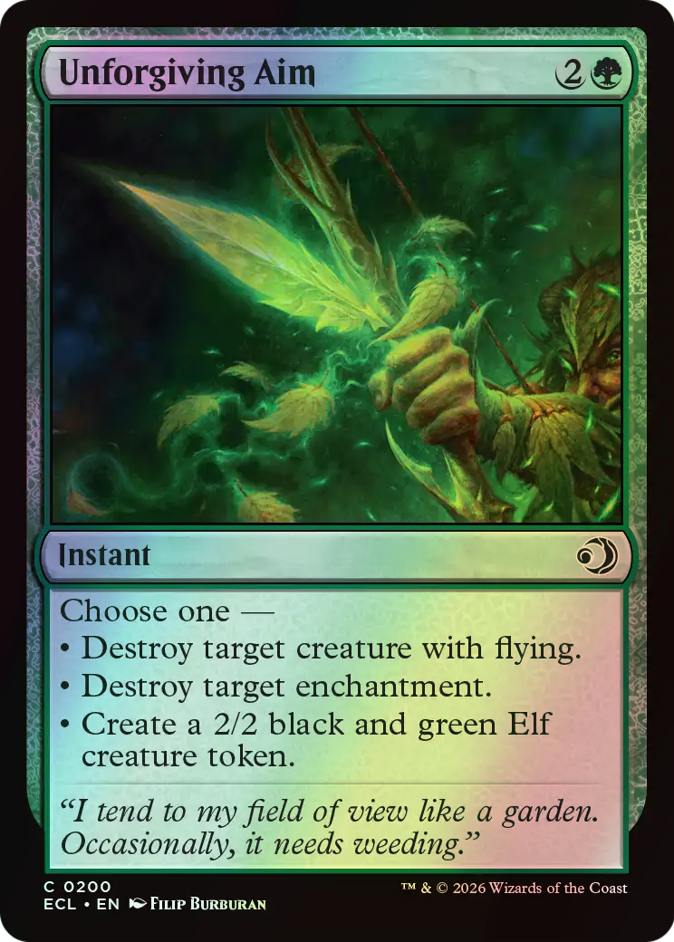 Unforgiving Aim (ECL) #200 [EN/F]