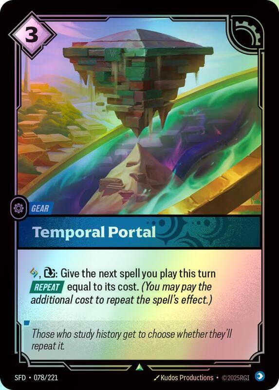 Temporal Portal (SFD) #078 [EN/F] s/o