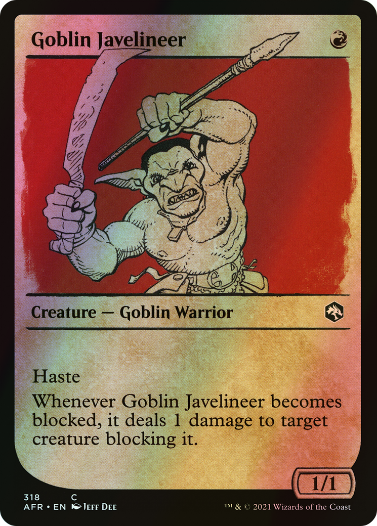 Goblin Javelineer (AFR) #318 [EN/F]