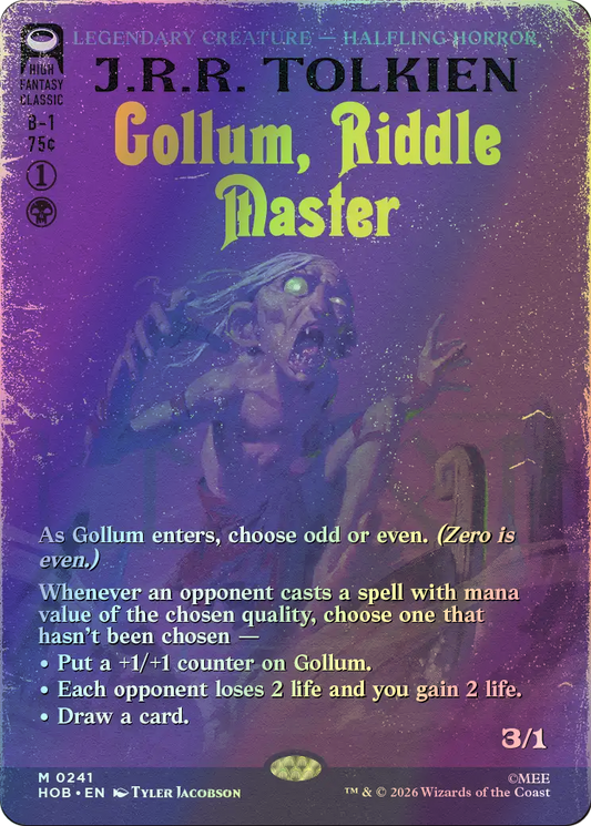 Gollum, Riddle Master (HOB) #241 [EN/F]