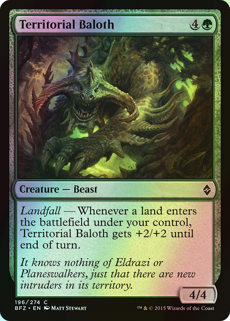 Territorial Baloth (BFZ) #196 [EN/F]