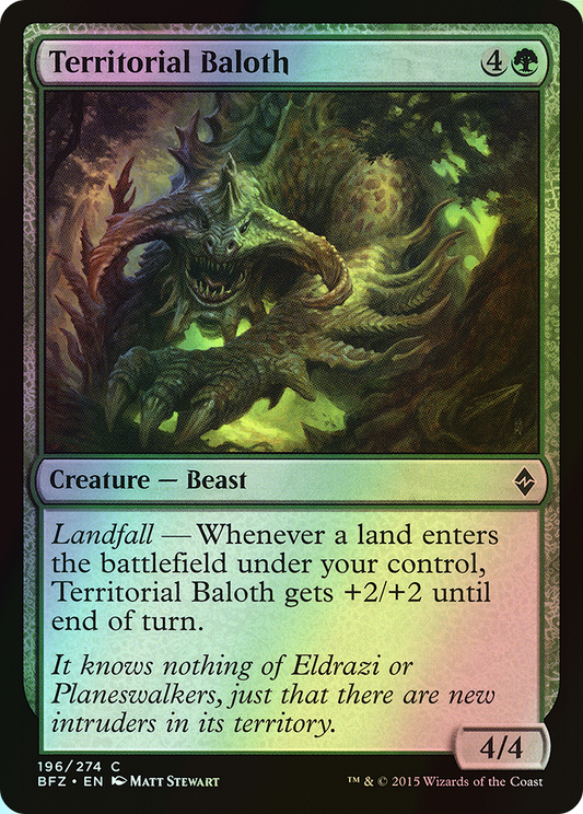 Territorial Baloth (BFZ) #196 [EN/F]