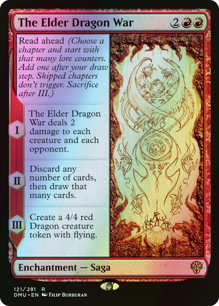 The Elder Dragon War (DMU) #121 [EN/F]