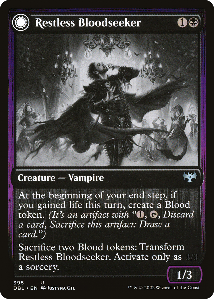 Restless Bloodseeker // Bloodsoaked Reveler (DBL) #395 [EN/N]