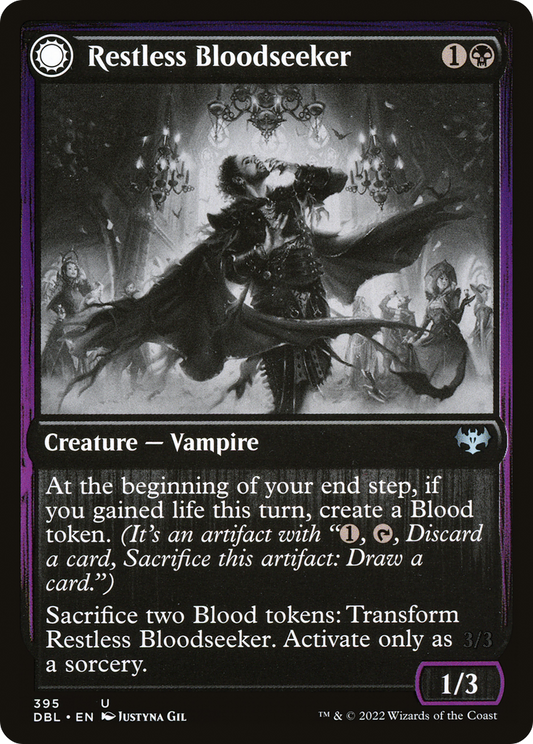 Restless Bloodseeker // Bloodsoaked Reveler (DBL) #395 [EN/N]