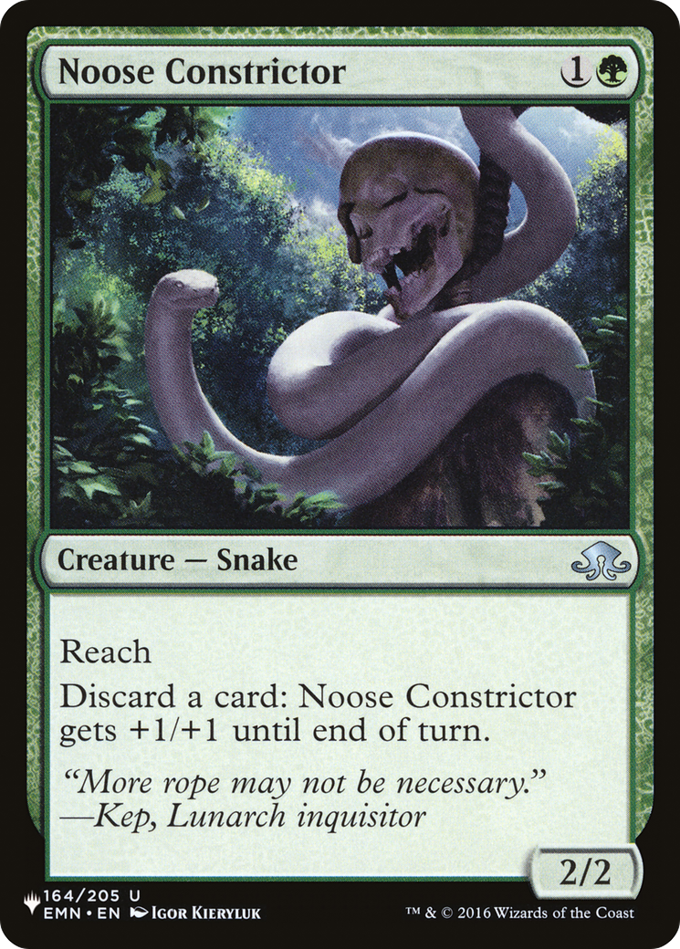 Noose Constrictor (PLST) #EMN-164 [EN/N] s/o