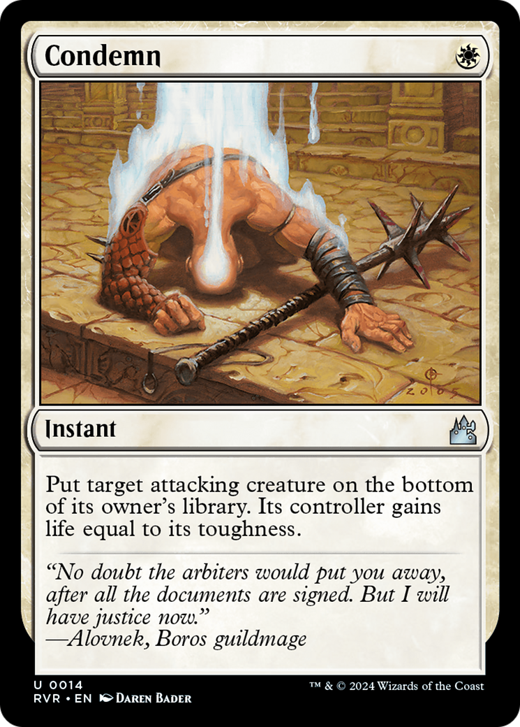Condemn (RVR) #14 [EN/N] s/o