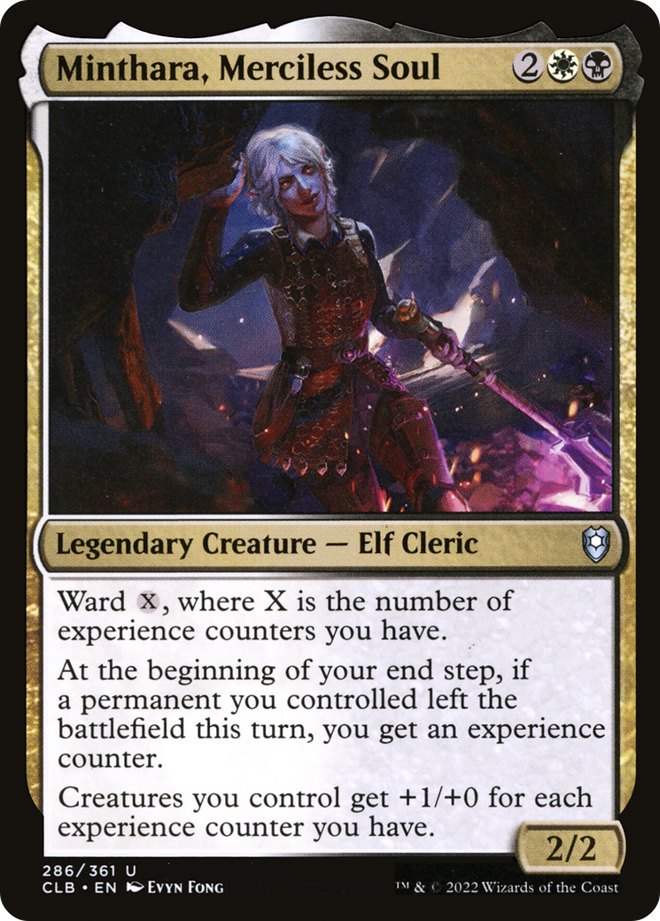 Minthara, Merciless Soul (CLB) #286 [EN/N] s/o