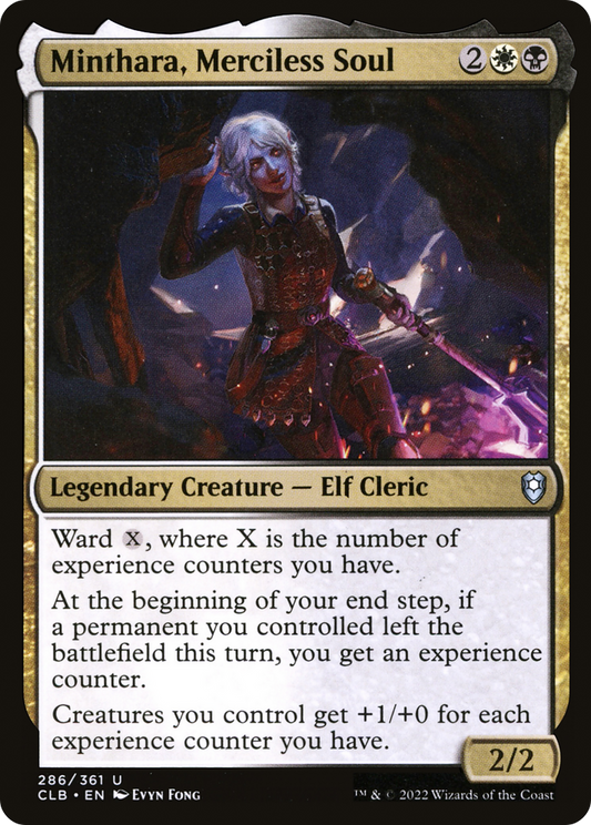 Minthara, Merciless Soul (CLB) #286 [EN/N] s/o