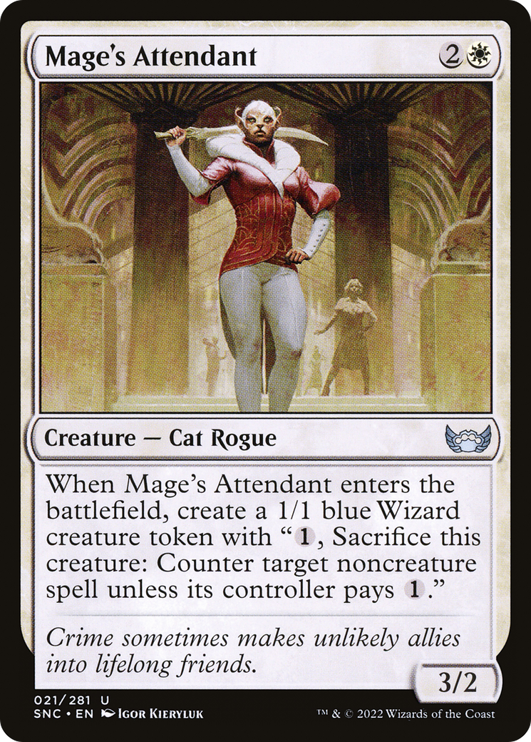 Mage's Attendant (SNC) #21 [EN/N] s/o
