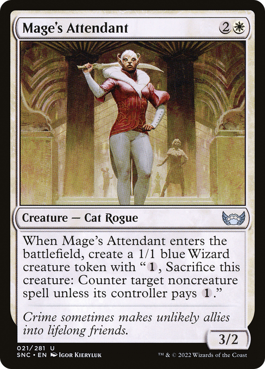 Mage's Attendant (SNC) #21 [EN/N] s/o