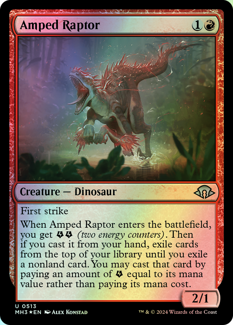 Amped Raptor - Ripple Foil (MH3) #513 [EN/F]