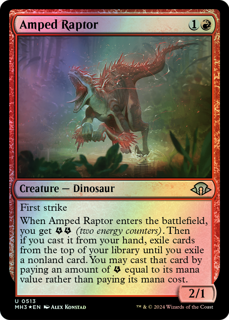 Amped Raptor - Ripple Foil (MH3) #513 [EN/F]