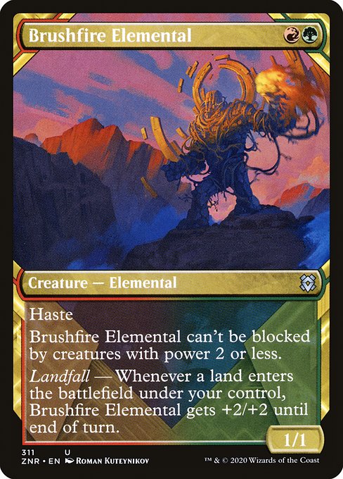 Brushfire Elemental (ZNR) #311 [EN/N]