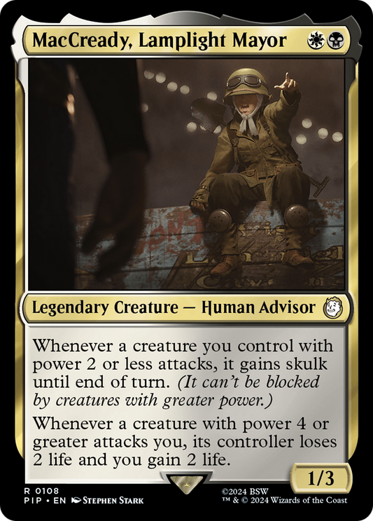MacCready, Lamplight Mayor (PIP) #108 [EN/N] s/o