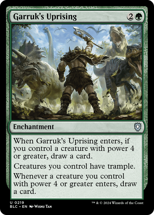 Garruk's Uprising (BLC) #219 [EN/N] s/o