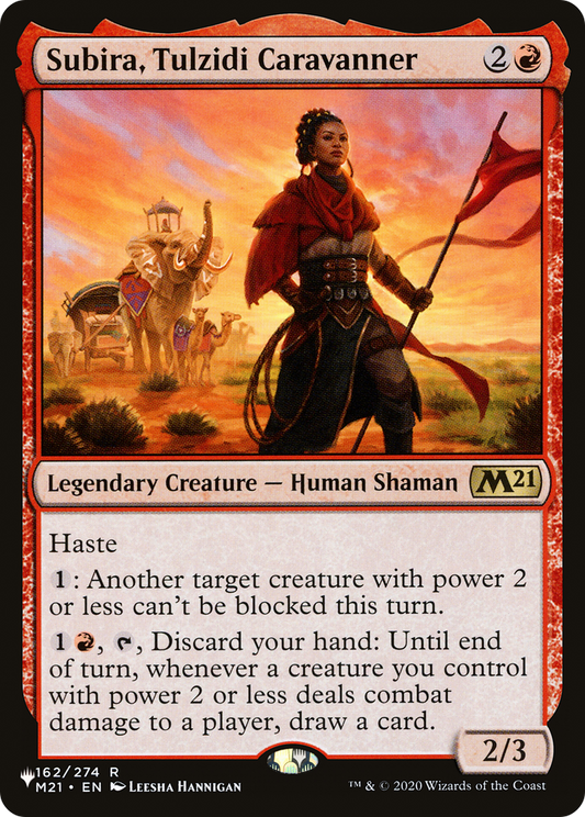 Subira, Tulzidi Caravanner (PLST) #M21-162 [EN/N]