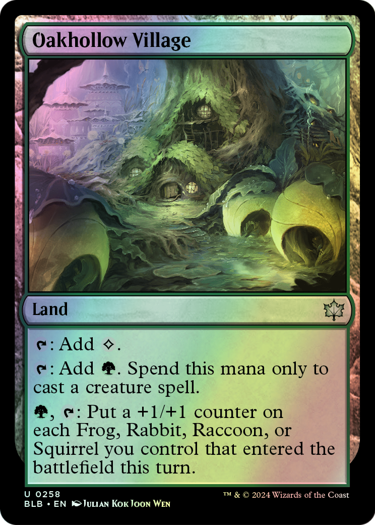 Oakhollow Village (BLB) #258 [EN/F] s/o