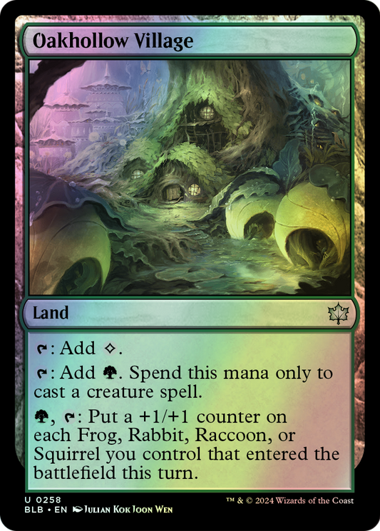 Oakhollow Village (BLB) #258 [EN/F] s/o