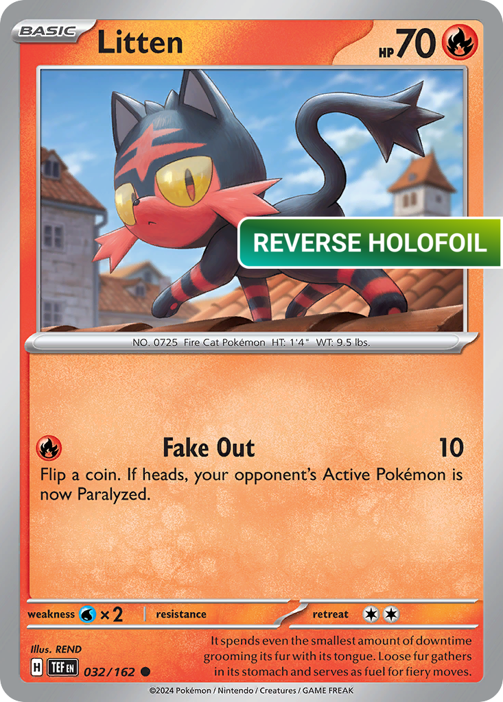 Litten - 032/162 (TEF) #032 [EN/R] s/o