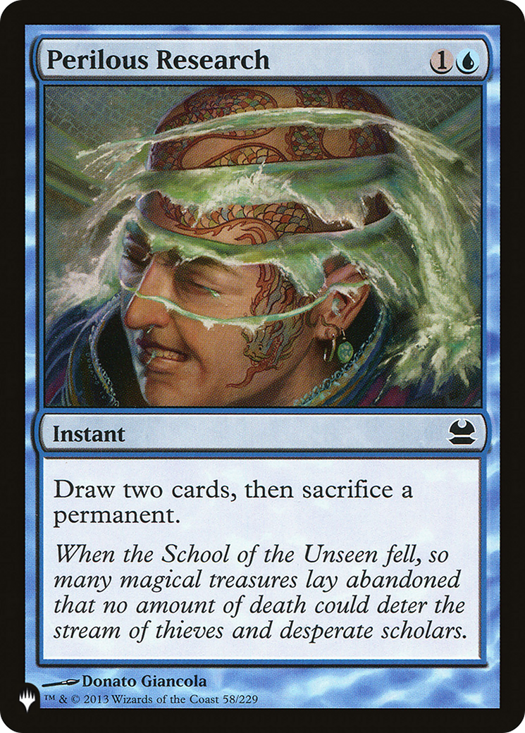 Perilous Research (PLST) #MMA-58 [EN/N] s/o