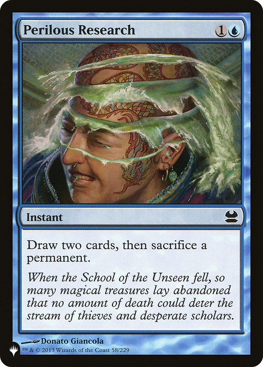Perilous Research (PLST) #MMA-58 [EN/N] s/o