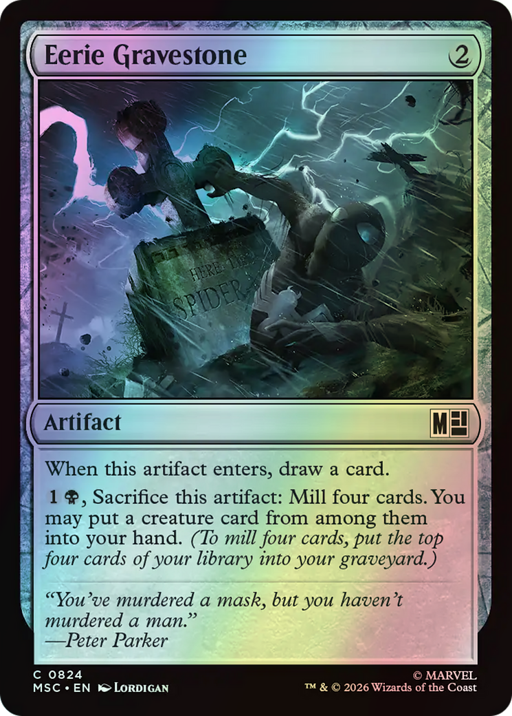 Eerie Gravestone (MSC) #824 [EN/F] s/o