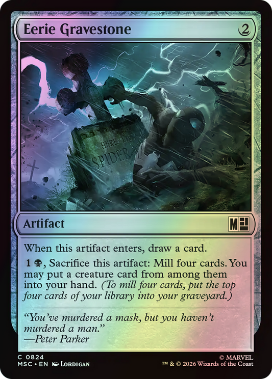 Eerie Gravestone (MSC) #824 [EN/F] s/o