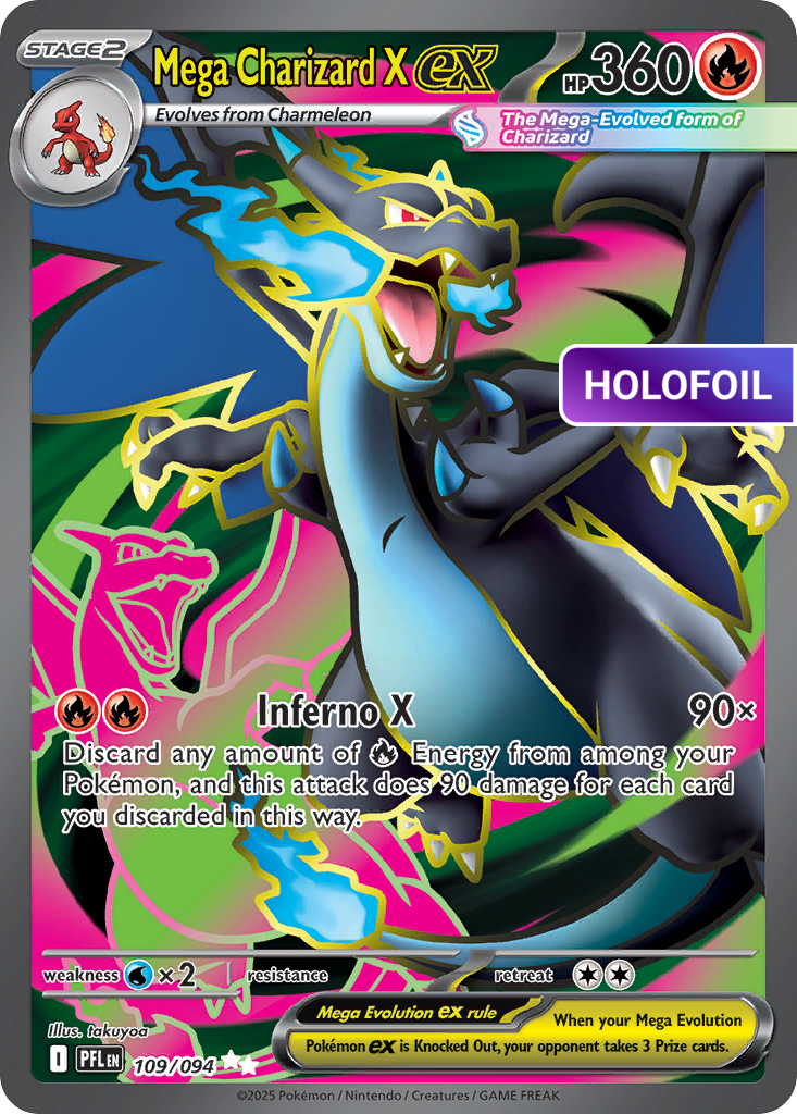Mega Charizard X ex (PFL) #109 [EN/H]