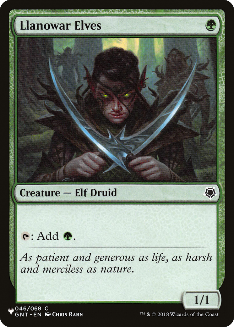 Llanowar Elves (PLST) #GNT-46 [EN/N]