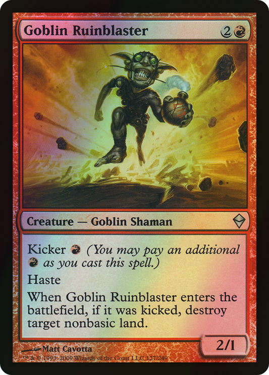 Goblin Ruinblaster (ZEN) #127 [EN/F]