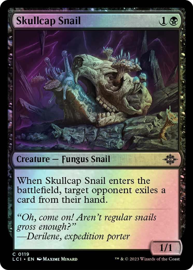 Skullcap Snail (LCI) #119 [EN/F] s/o