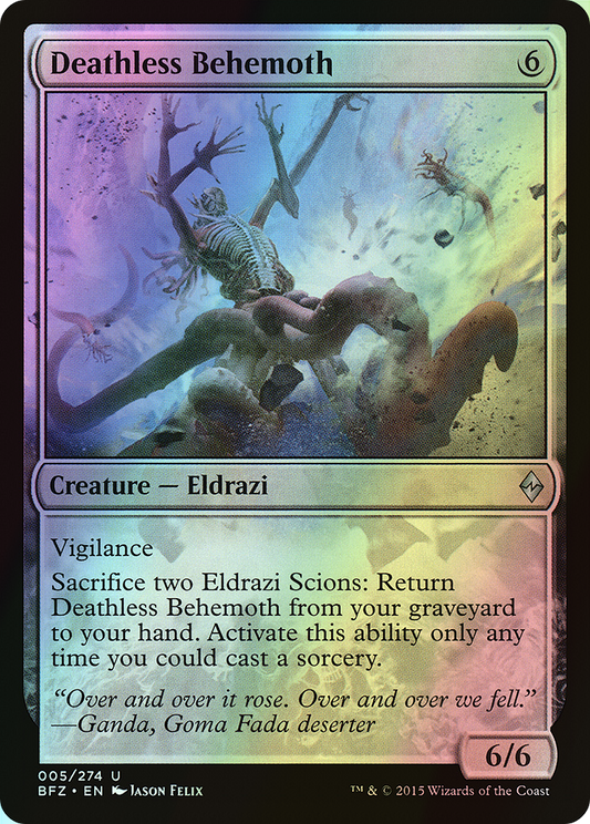 Deathless Behemoth (BFZ) #5 [EN/F]