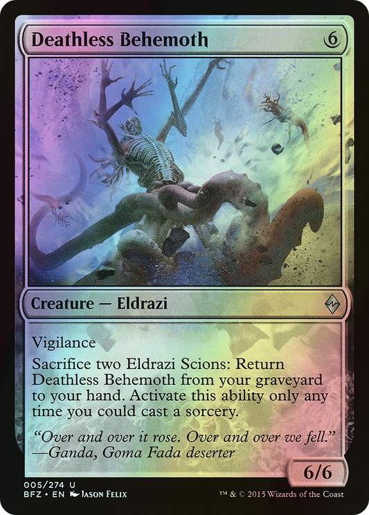 Deathless Behemoth (BFZ) #5 [EN/F] s/o