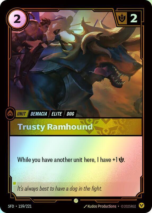 Trusty Ramhound (SFD) #159 [EN/F] s/o