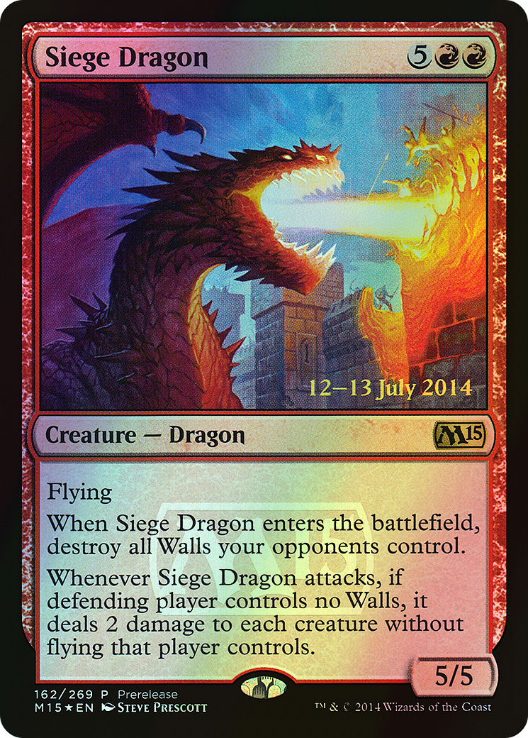 Siege Dragon (PM15) #162 [EN/F] s/o
