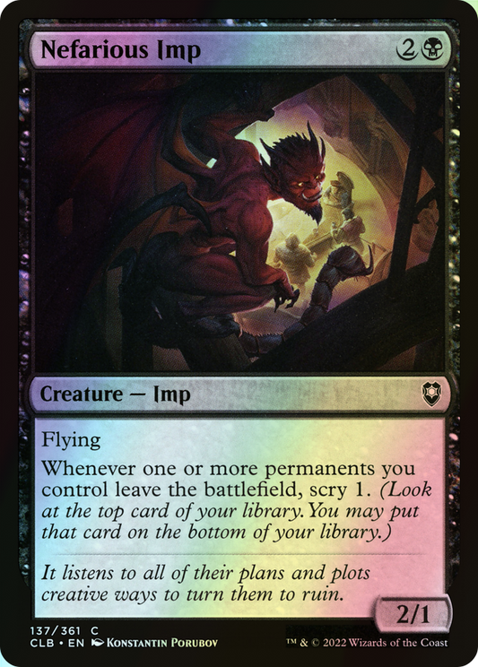 Nefarious Imp (CLB) #137 [EN/F]