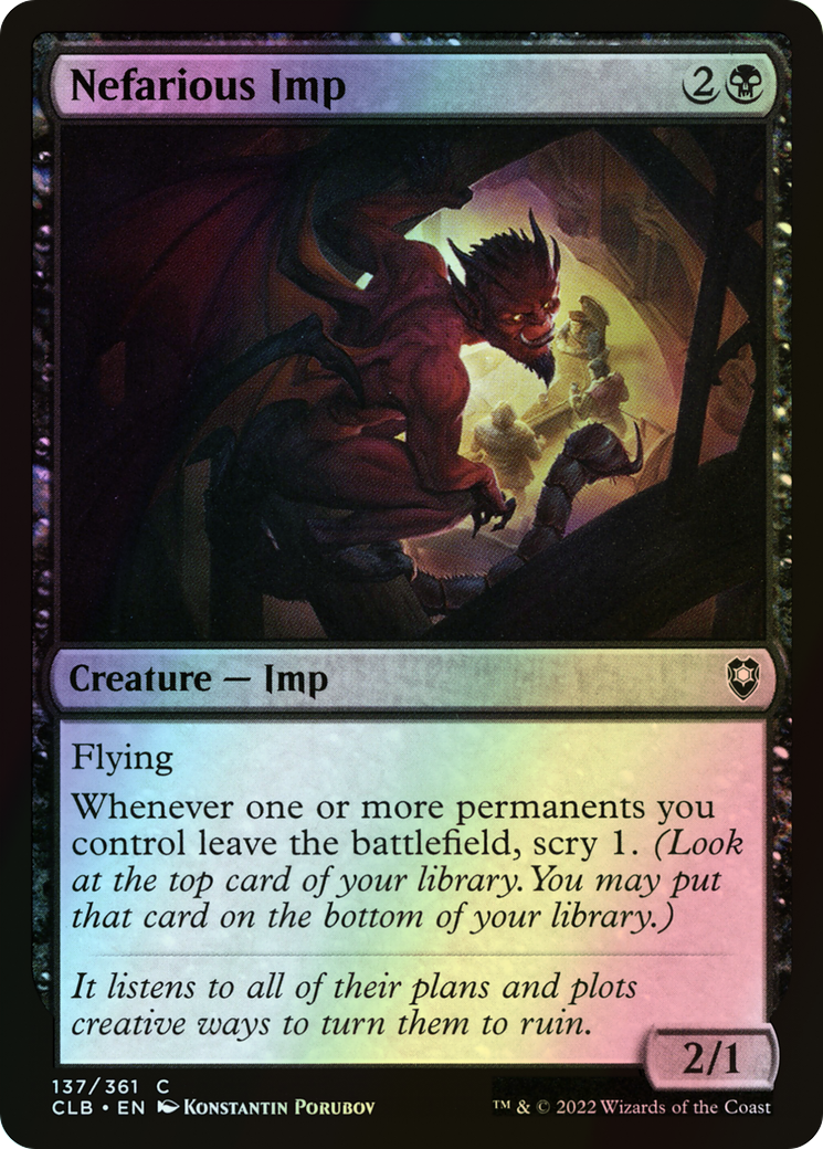 Nefarious Imp (CLB) #137 [EN/F]
