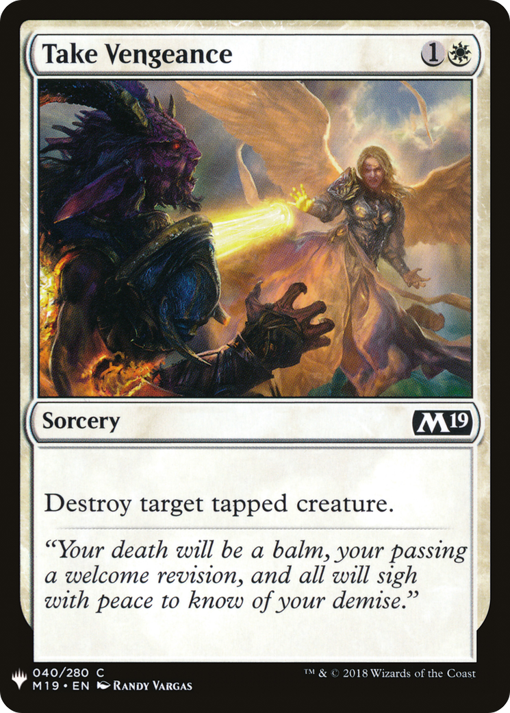 Take Vengeance (PLST) #M19-40 [EN/N]